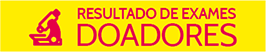 Banner resultado exame dos doadores